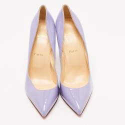 Christian Louboutin Purple Patent Leather So Kate Pumps Size 40