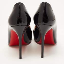 Christian Louboutin Black Patent Leather So Kate Pointed Toe Pumps Size 38.5