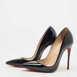 مملوكة مسبقًا Christian Louboutin Black Patent Leather So Kate Pumps Size 36.5