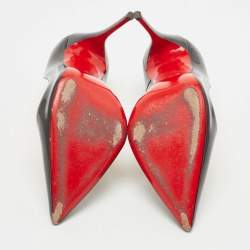 مملوكة مسبقًا Christian Louboutin Black Patent Leather So Kate Pumps Size 36.5