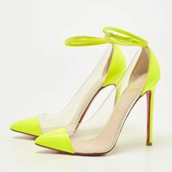 Neon clearance yellow louboutins