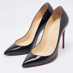 Christian Louboutin Black Patent Pigalle Pumps Size 36.5