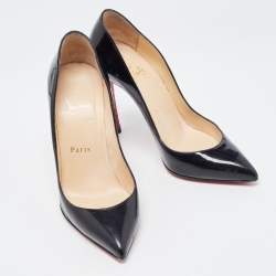 Christian Louboutin Black Patent Pigalle Pumps Size 36.5