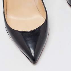 Christian Louboutin Black Patent Pigalle Pumps Size 36.5