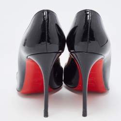 Christian Louboutin Black Patent Pigalle Pumps Size 36.5