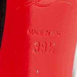 مملوكة مسبقًا Christian Louboutin Black Patent Hot Chick Pumps Size 39.5