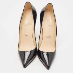 مملوكة مسبقًا Christian Louboutin Black Patent Leather Pigalle Pumps Size 36