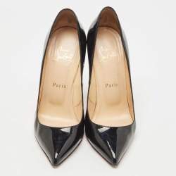 مملوكة مسبقًا Christian Louboutin Black Patent Leather Pigalle Pumps Size 38