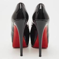 Christian Louboutin Black Patent Altadama Pumps Size 38.5