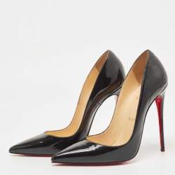 So kate patent leather heels Christian Louboutin Black size 37 EU in Patent  leather - 18740493