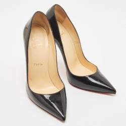Christian Louboutin Black Patent Leather So Kate Pumps Size 39