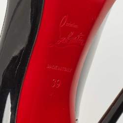 Christian Louboutin Black Patent Leather So Kate Pumps Size 39