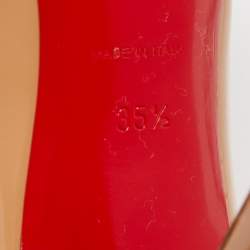 Christian Louboutin Beige Patent Simple Pumps Size 35.5