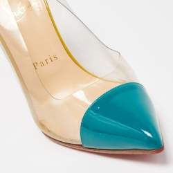 Christian Louboutin Multicolor Patent and PVC  Debout  Pumps Size 38