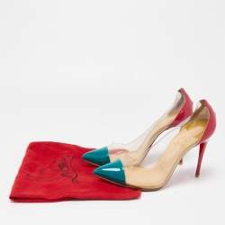 Christian Louboutin Multicolor Patent and PVC  Debout  Pumps Size 38