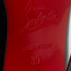 Pre Owned Christian Louboutin Black Patent So Kate  Pumps Size 39