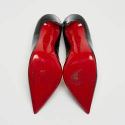 Pre Owned Christian Louboutin Black Patent So Kate  Pumps Size 39