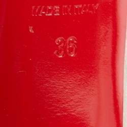 Pre Owned Christian Louboutin Grey Suede Bianca Pumps Size 36