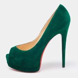 Christian louboutin palais royal peep toe platform sales pumps