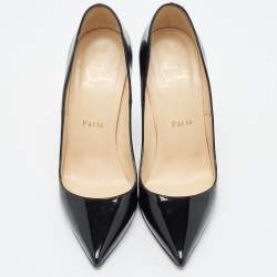 مملوكة مسبقًا Christian Louboutin Black Patent Leather So Kate Pumps Size 39