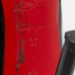 مملوكة مسبقًا Christian Louboutin Black Pigalle Pointed Toe Pumps Size 37