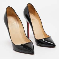مملوكة مسبقًا Christian Louboutin Black Pigalle Pointed Toe Pumps Size 37