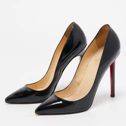 مملوكة مسبقًا Christian Louboutin Black Pigalle Pointed Toe Pumps Size 37