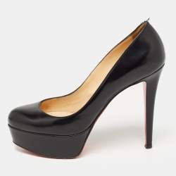 Christian Louboutin Black Leather Bianca Pumps Size 36