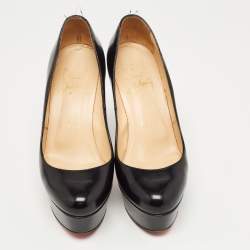 Christian Louboutin Black Leather Bianca Pumps Size 36