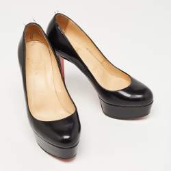 Christian Louboutin Black Leather Bianca Pumps Size 36