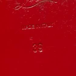 Pre Owned Christian Louboutin Multicolor Python Lace Up Oxfords Size 39