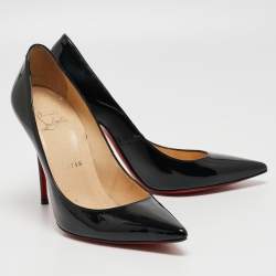 Christian Louboutin Black Patent Pigalle Pumps Size 37