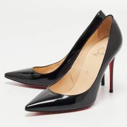 Christian Louboutin Black Patent Pigalle Pumps Size 37