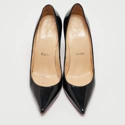 Christian Louboutin Black Patent Pigalle Pumps Size 37