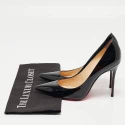 Christian Louboutin Black Patent Pigalle Pumps Size 37