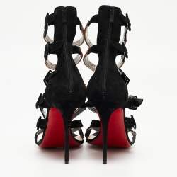 Christian Louboutin Black Suede Raynibo Sandals Size 40