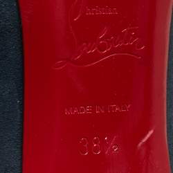 مملوكة مسبقًا Christian Louboutin Navy Blue Suede Kate Pumps Size 38.5