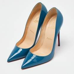 Christian Louboutin Blue Patent So Kate Pumps Size 38