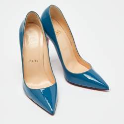 Christian Louboutin Blue Patent So Kate Pumps Size 38