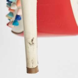 Pre Owned Christian Louboutin Off White Leather Pigalle Spikes Pumps Size 38.5