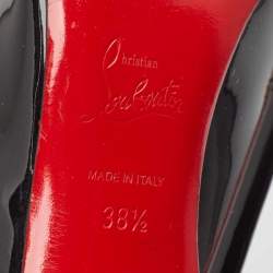 Christian Louboutin Black Patent Leather So Kate Pumps Size 38.5