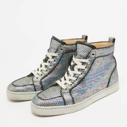 Christian Louboutin Multicolor Leather Rantus Orlato Sneakers Size 40