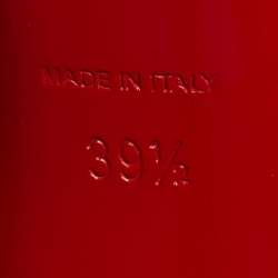 Pre Owned Christian Louboutin Grey Water Snake So Kate Pumps Size 39.5