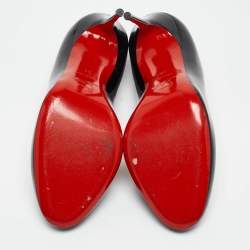 مملوكة مسبقًا Christian Louboutin Black Patent Simple Pumps Size 40