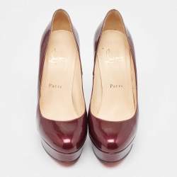 Christian Louboutin Purple Patent Bianca Pumps Size 37.5