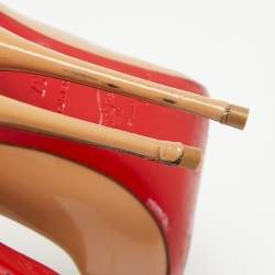 Christian Louboutin Beige Patent So Kate Pumps Size 37