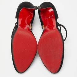 مملوكة مسبقًا Christian Louboutin Black Suede Citoyenne Pumps Size 41