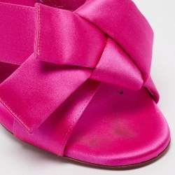 Christian Louboutin Pink Satin Matricia Sandals Size 40