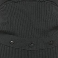 مملوكة مسبقًا فستان كريستوفر إسبر محبوك أسود بحمالة قابلة للفصل مقاس متوسط