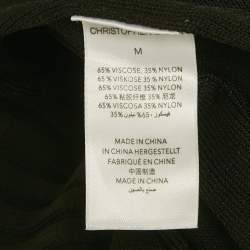 مملوكة مسبقًا فستان كريستوفر إسبر محبوك أسود بحمالة قابلة للفصل مقاس متوسط